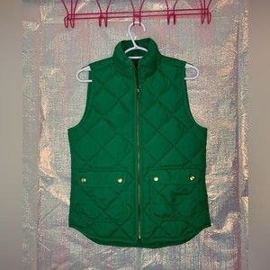 J. Crew Kelly Green Vest, size XS.